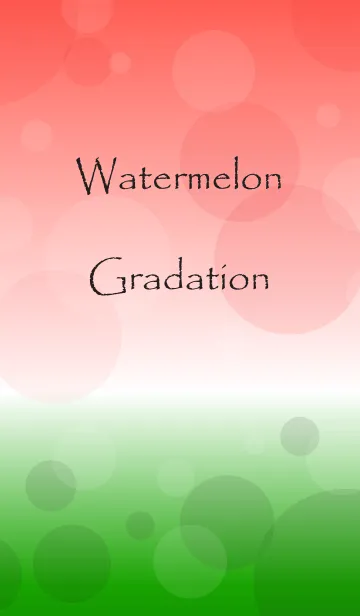 [LINE着せ替え] Watermelon Gradationの画像1