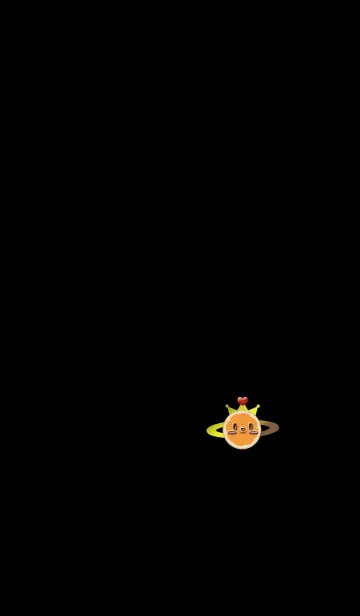 [LINE着せ替え] ラッキーなオレンジ土星の画像1