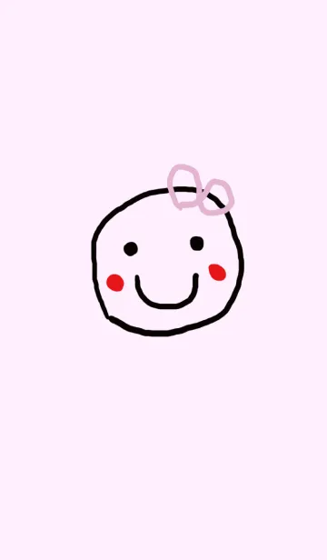 [LINE着せ替え] かわいいニコニコの画像1