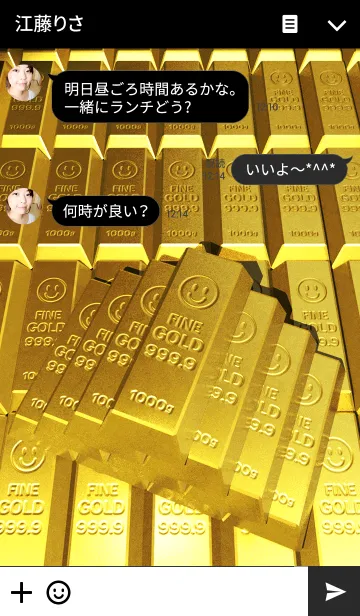 [LINE着せ替え] GOLD BULLIONの画像3
