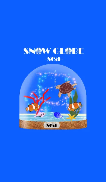 [LINE着せ替え] Snow Globe -sea-の画像1