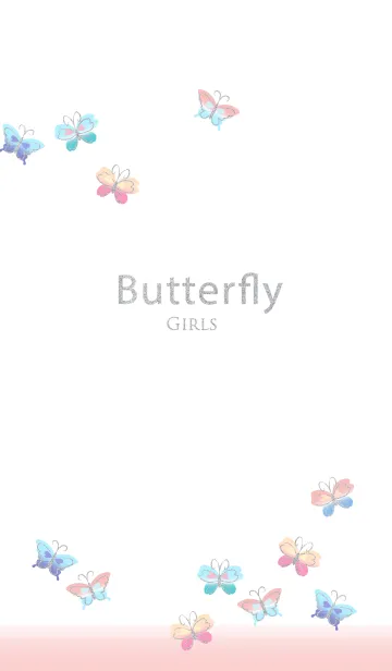 [LINE着せ替え] Butterfly girlsの画像1