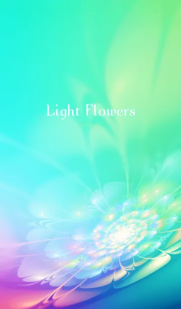 [LINE着せ替え] Light Flowers 01の画像1