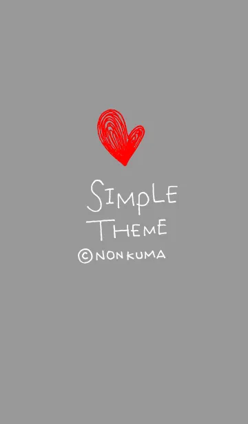 [LINE着せ替え] Simple Theme nonkuma vol.3の画像1