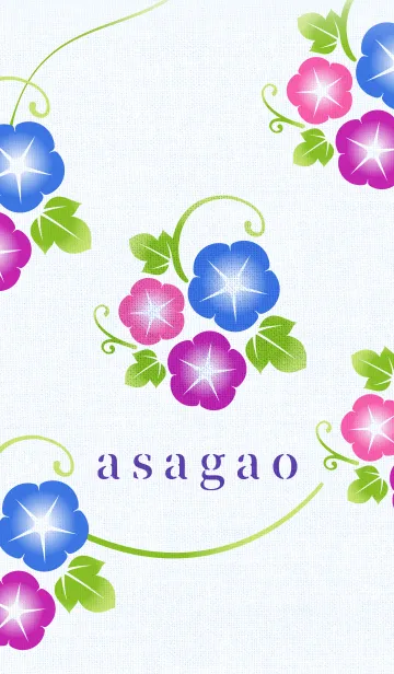[LINE着せ替え] asagao（祭-浴衣）の画像1