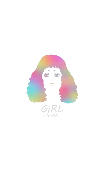 A girl file.001のLINE着せ替え