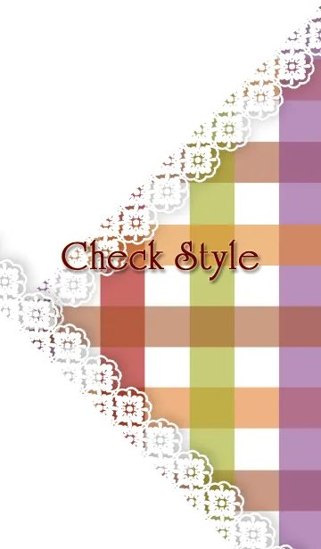 [LINE着せ替え] チェックスタイル 2の画像1