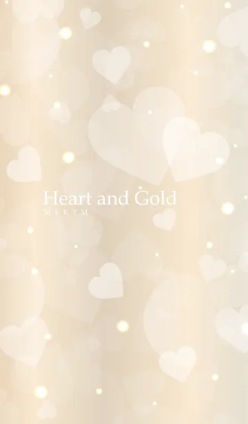 [LINE着せ替え] -Heart and Gold-の画像1