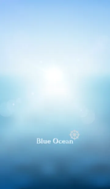 [LINE着せ替え] Blue Ocean Theme.の画像1