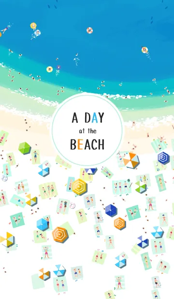 [LINE着せ替え] A DAY at the BEACHの画像1