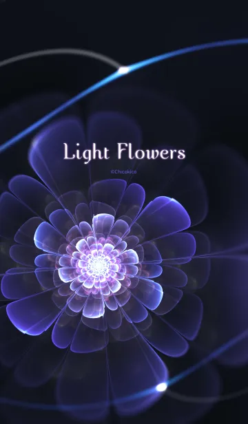 [LINE着せ替え] Light Flowers 04の画像1