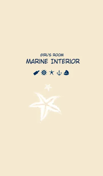 [LINE着せ替え] Girl's Room Marine Interiorの画像1