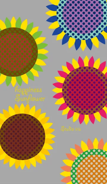 [LINE着せ替え] Happiness Sunflower 2の画像1