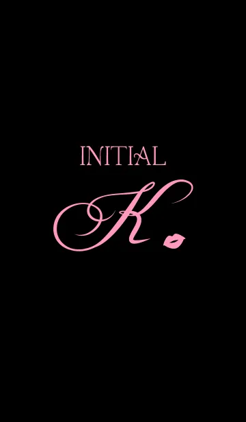 [LINE着せ替え] Initial K - Pink -の画像1