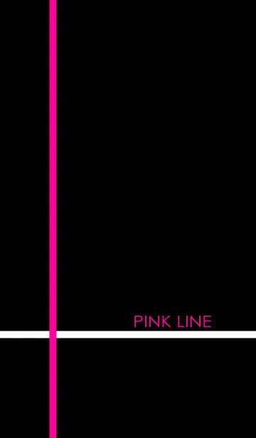[LINE着せ替え] ピンクラインの画像1
