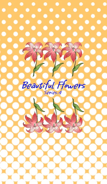 [LINE着せ替え] Beautiful flowers-4-の画像1