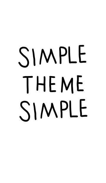 [LINE着せ替え] SIMPLE THEME SIMPLEの画像1