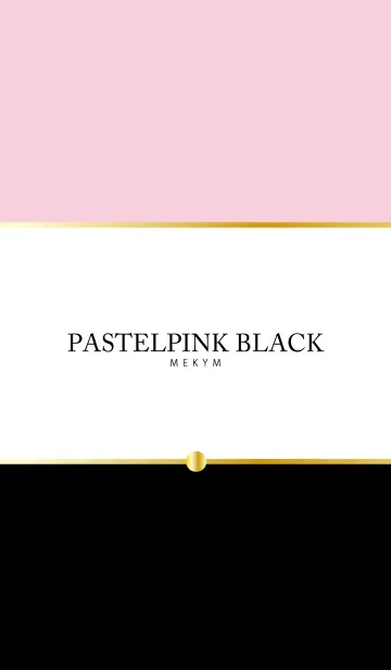 [LINE着せ替え] PASTELPINK BLACKの画像1