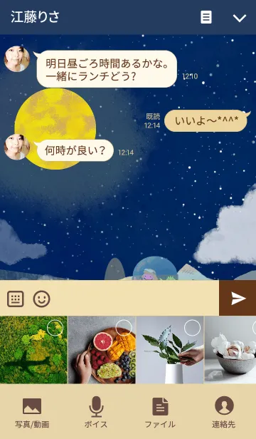 [LINE着せ替え] 夜間飛行の画像4