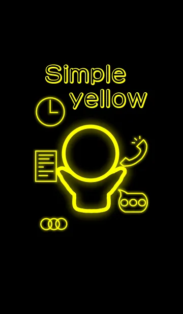 Simple yellow！の着せ替えメイン画像