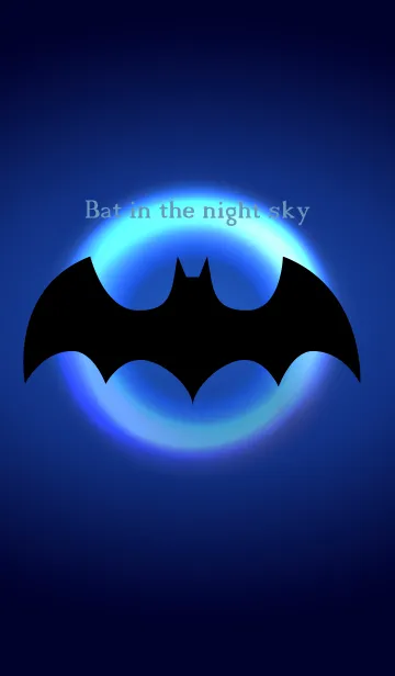[LINE着せ替え] Bat in the night sky.の画像1