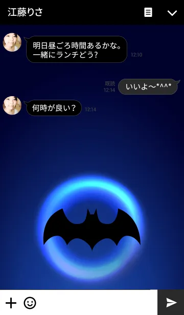 [LINE着せ替え] Bat in the night sky.の画像3