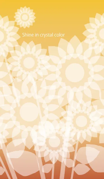 [LINE着せ替え] Shine in crystal colorの画像1