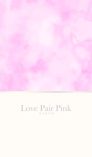 [LINE着せ替え] Love Pair Pinkの画像1