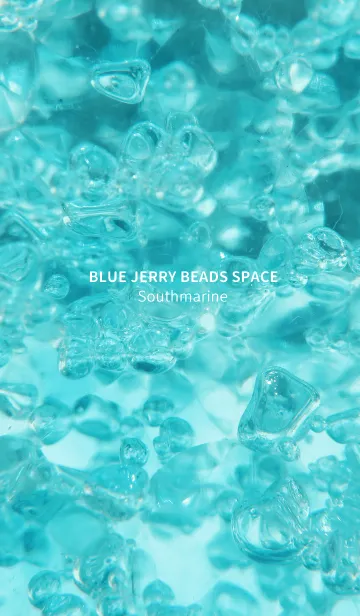 [LINE着せ替え] BLUE JERRY BEADS SPACE Southmarineの画像1