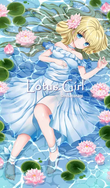 [LINE着せ替え] Lotus Girlの画像1