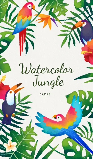 [LINE着せ替え] Watercolor Jungleの画像1