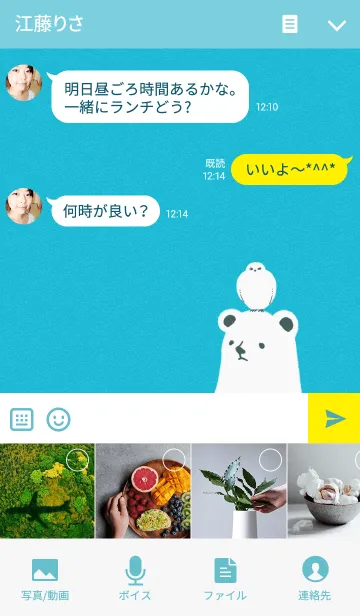 [LINE着せ替え] ホッキョクの画像4