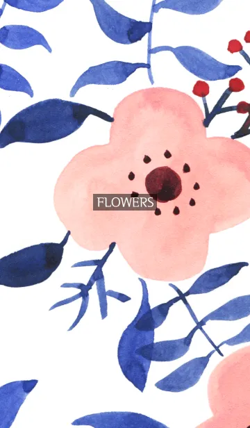 [LINE着せ替え] water color flowers_245の画像1