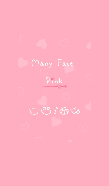 Many Face Pinkの着せ替えメイン画像