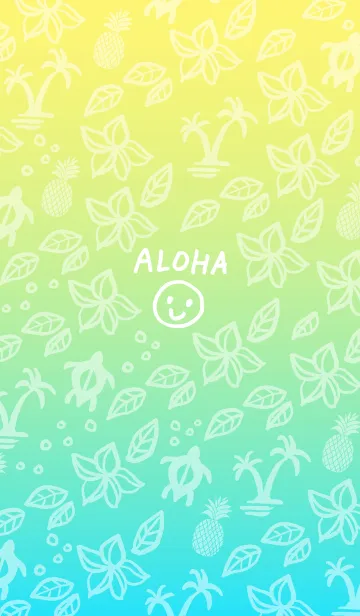 [LINE着せ替え] アロハスマイル8の画像1