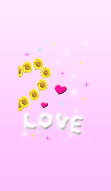 [LINE着せ替え] 愛の証28・ひまわり（彼女用）の画像1