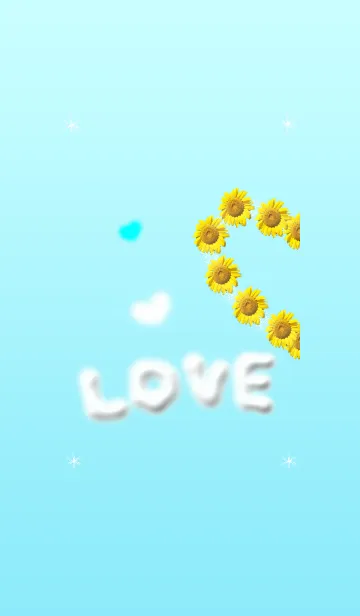 [LINE着せ替え] 愛の証28・ひまわり（彼氏用）の画像1