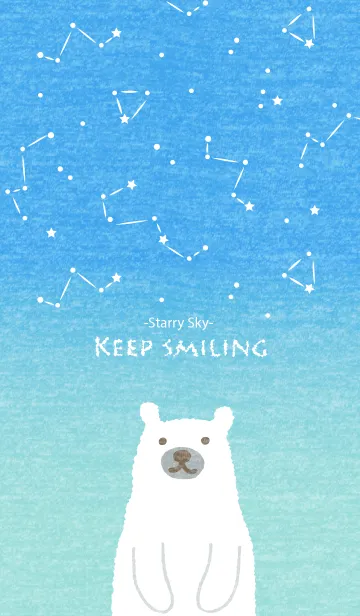 [LINE着せ替え] KEEP SMILING -STARRY SKY-の画像1