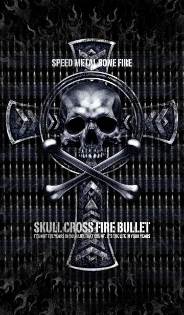 [LINE着せ替え] スカルクロス・ファイヤーバレットの画像1