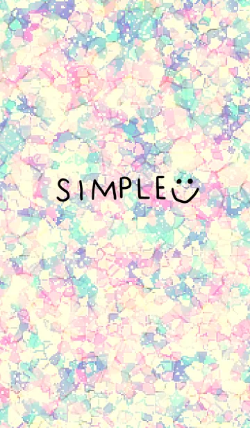 [LINE着せ替え] これぞシンプル.ホログラム風の画像1