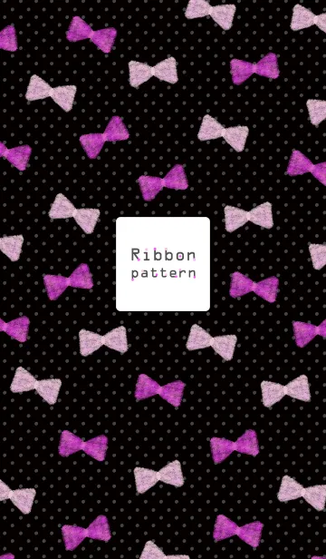 [LINE着せ替え] りぼんパターン5-水彩画-の画像1