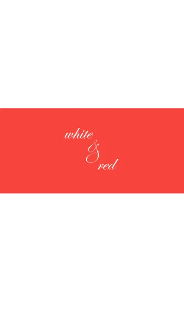 [LINE着せ替え] ホワイトとレッドのきせかえの画像1