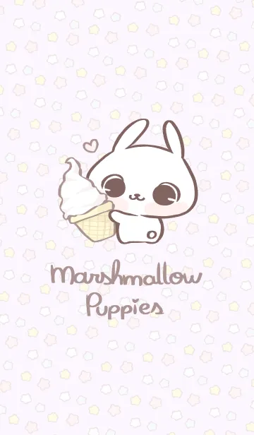 [LINE着せ替え] Marshmallow Puppies 3の画像1