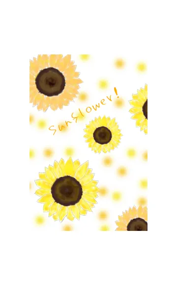 [LINE着せ替え] Happy Sunflower！の画像1