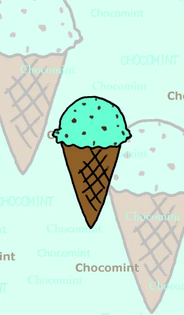 チョコミントのきせかえの着せ替えメイン画像