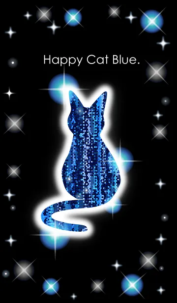 Happy Cat Blue.の着せ替えメイン画像