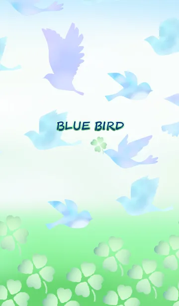 [LINE着せ替え] 幸せの青い鳥着せ替えの画像1