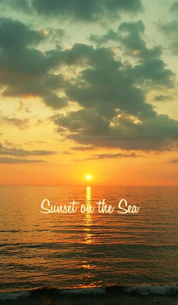 [LINE着せ替え] Sunset on the Seaの画像1