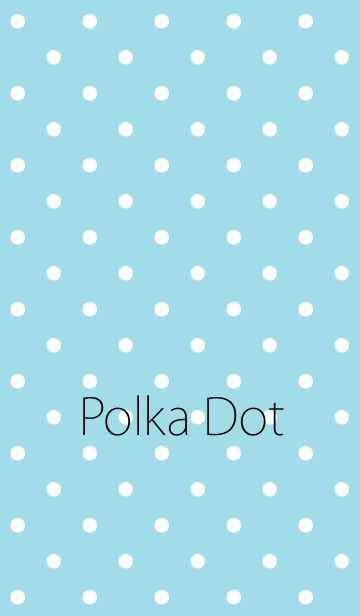 [LINE着せ替え] ドット (Blue) by Pretty Poodleの画像1