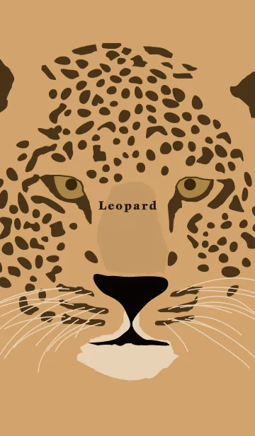 [LINE着せ替え] アニマルフェイス ヒョウの画像1